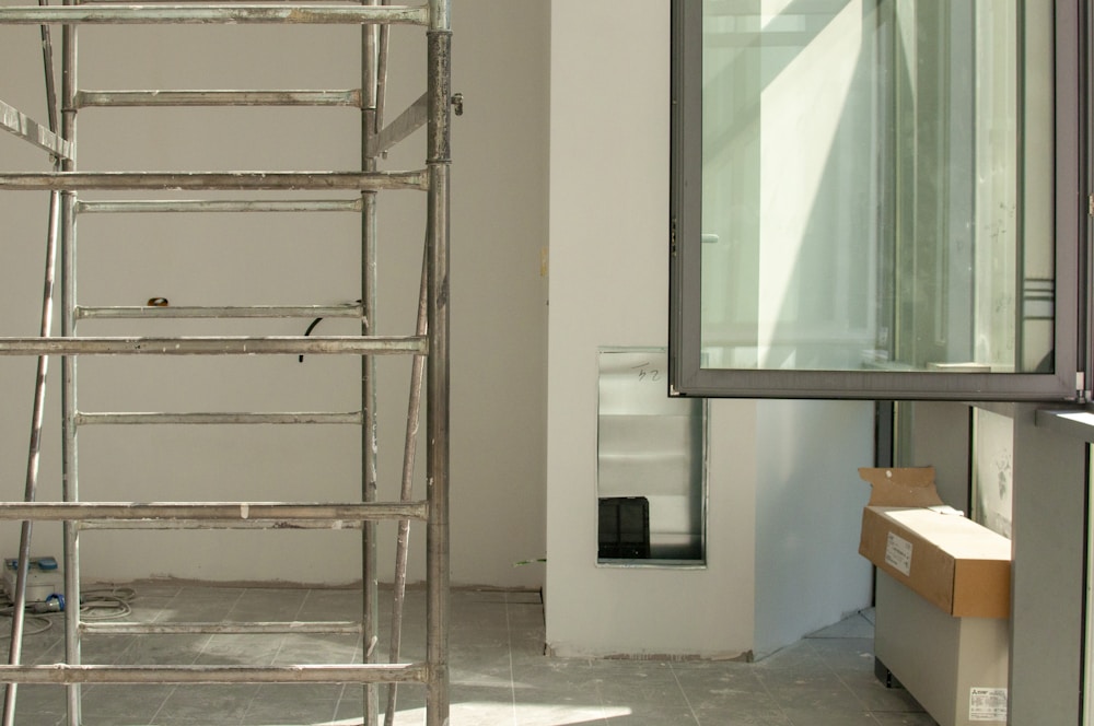 Interior space prepared for renovation
